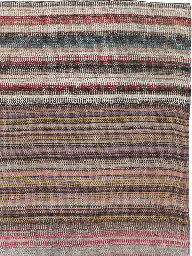 Vintage Persian Flatweave, No.28109 - Gss