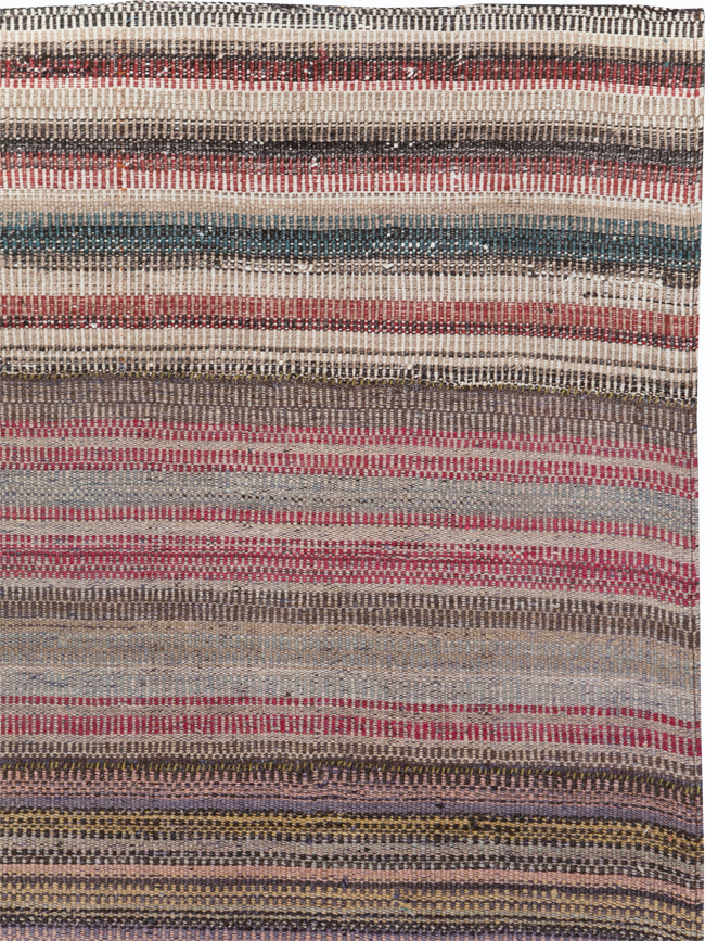 Vintage Persian Flatweave, No.28109 - Gss