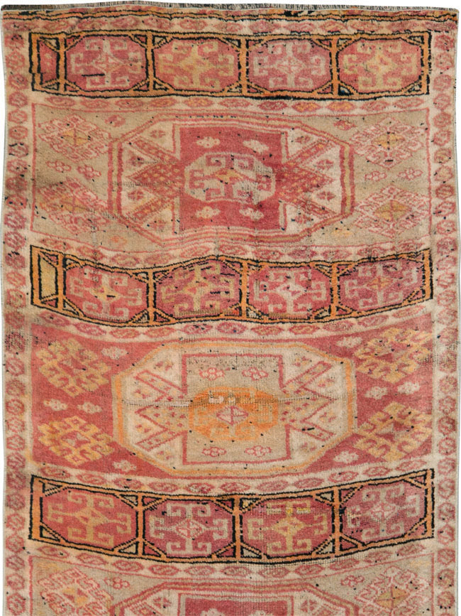 Vintage Turkish Anatolian Runner, No.28117 - Gss