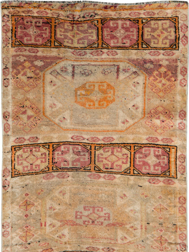 Vintage Turkish Anatolian Runner, No.28117 - Gss