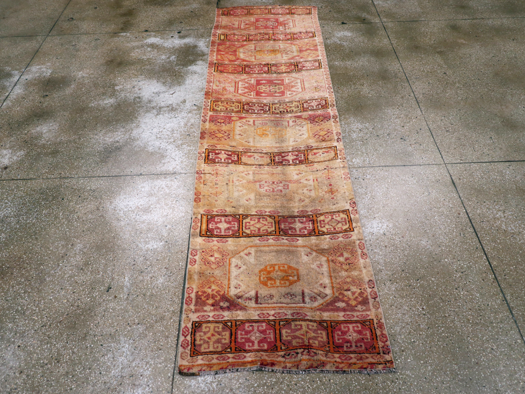 Vintage Turkish Anatolian Runner, No.28117 - Gss