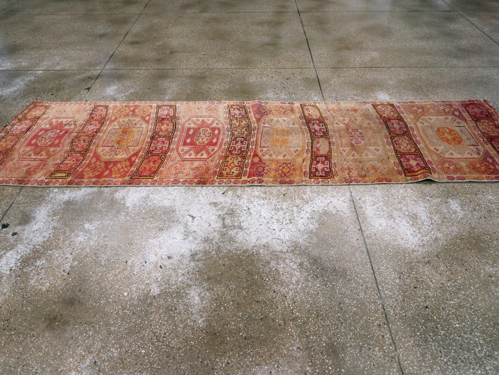 Vintage Turkish Anatolian Runner, No.28117 - Gss