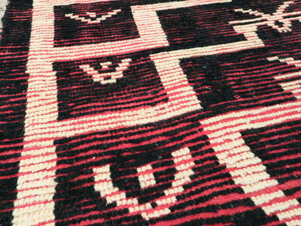 Vintage Turkish Tulu Accent Rug, No.28119 - Gss
