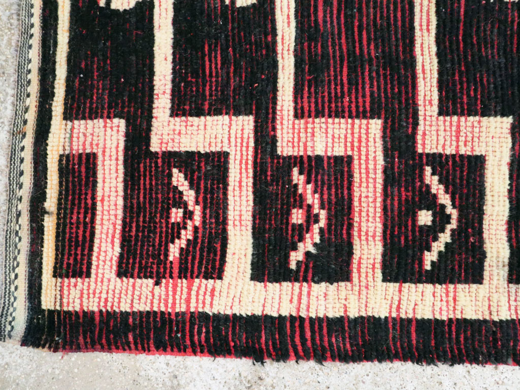 Vintage Turkish Tulu Accent Rug, No.28119 - Gss