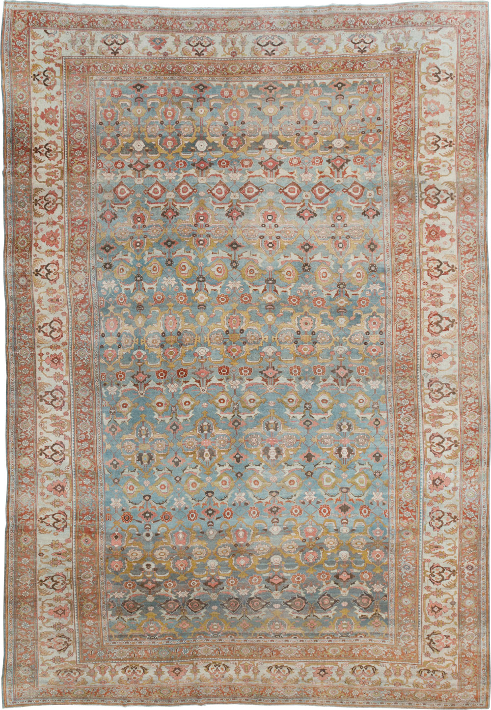 Antique Persian Bidjar Oversize Carpet, No.28121 - Gss