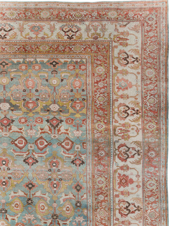 Antique Persian Bidjar Oversize Carpet, No.28121 - Gss