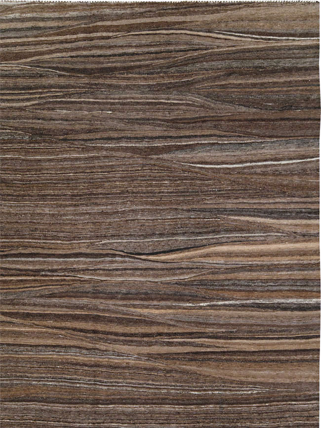 Modern Swedish Inspired Turkish Flatweave, No.28125 - Gss