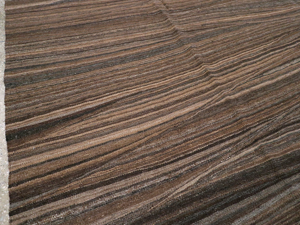 Modern Swedish Inspired Turkish Flatweave, No.28125 - Gss