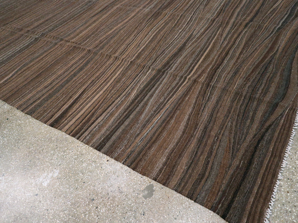 Modern Swedish Inspired Turkish Flatweave, No.28125 - Gss