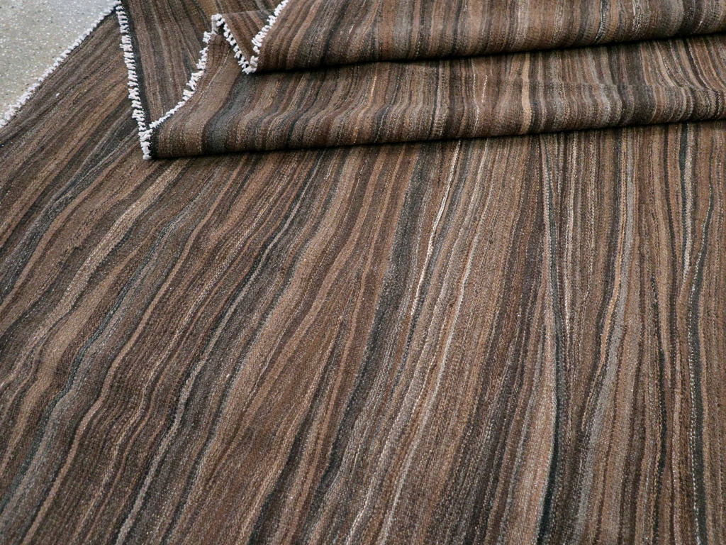 Modern Swedish Inspired Turkish Flatweave, No.28125 - Gss