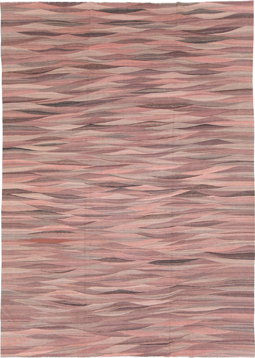 Modern Turkish Flatweave Kilim , No.28126 - Gss