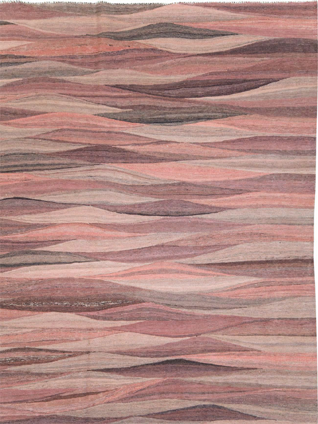 Modern Turkish Flatweave Kilim , No.28126 - Gss