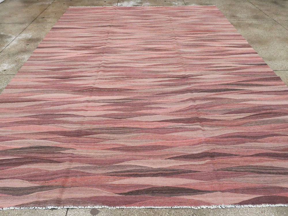 Modern Turkish Flatweave Kilim , No.28126 - Gss