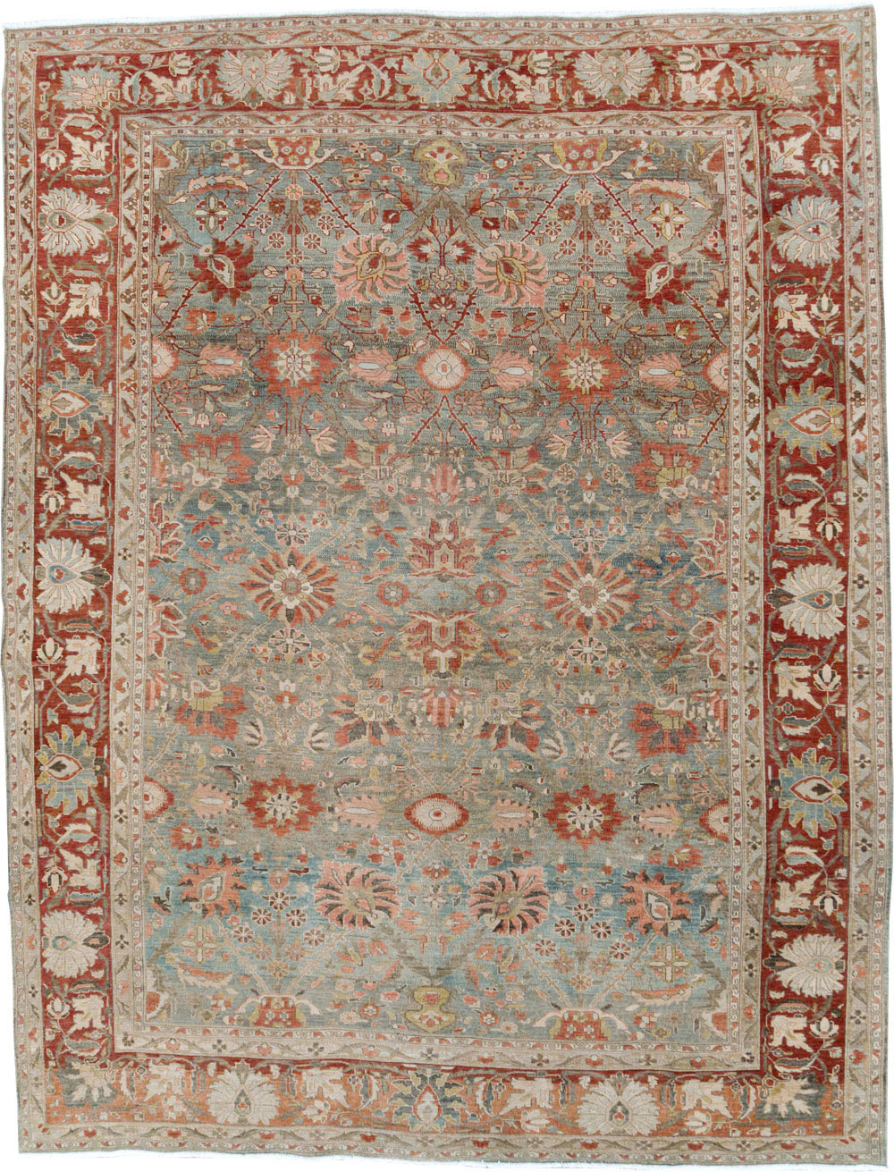 Antique Persian Sarouk Carpet, No.28132 - Gss