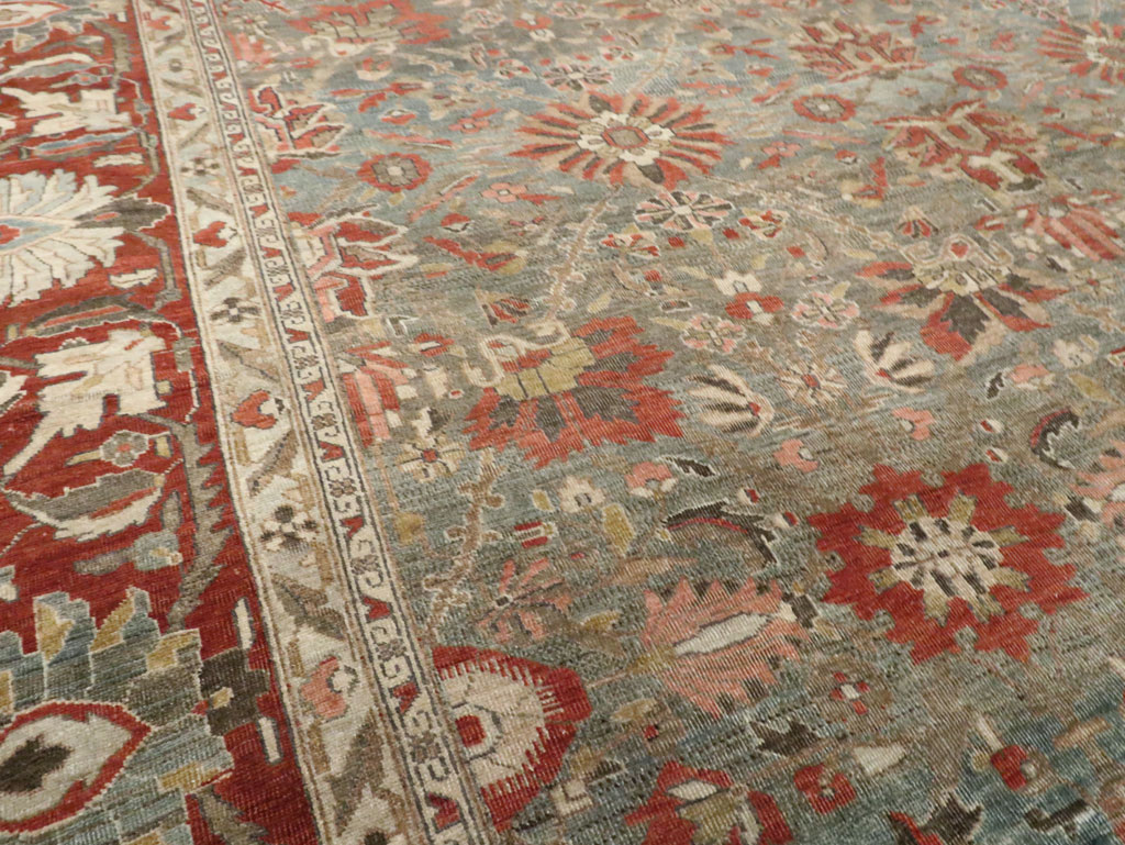 Antique Persian Sarouk Carpet, No.28132 - Gss