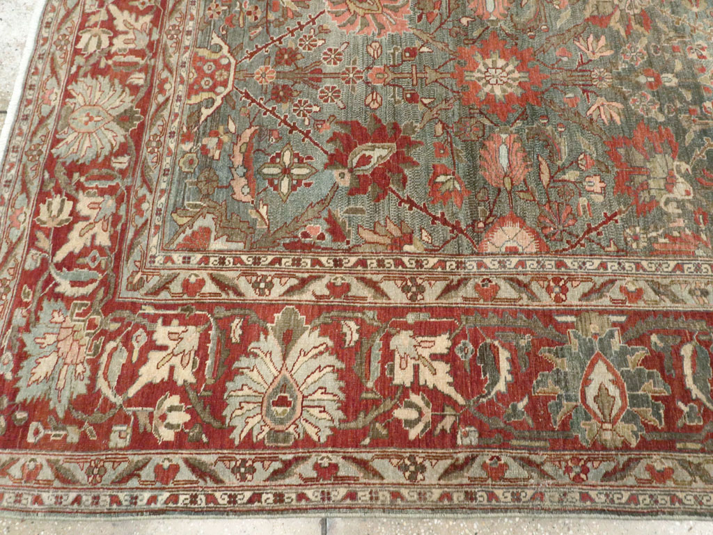 Antique Persian Sarouk Carpet, No.28132 - Gss