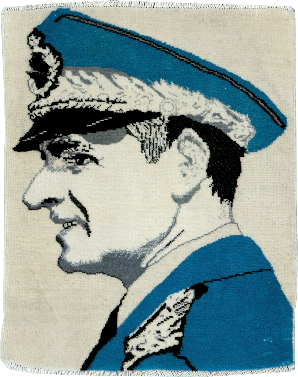 Vintage Persian Tabriz Pictorial Rug, No.28139 - Gss