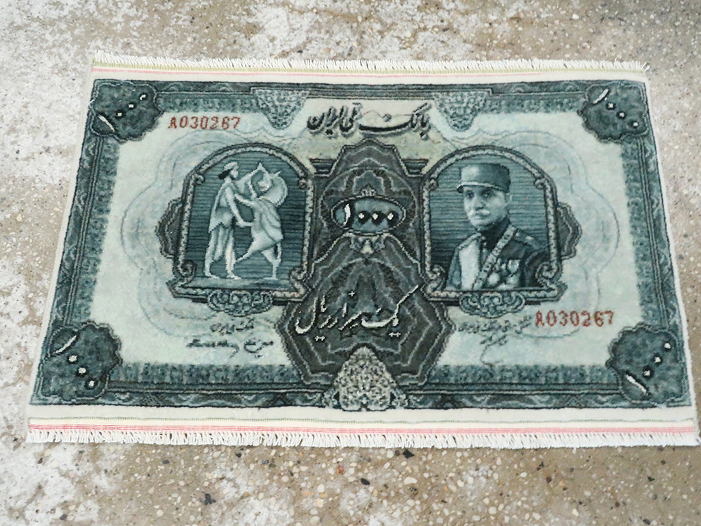 Modern Persian Tabriz Pictorial Rug, No.28143 - Gss