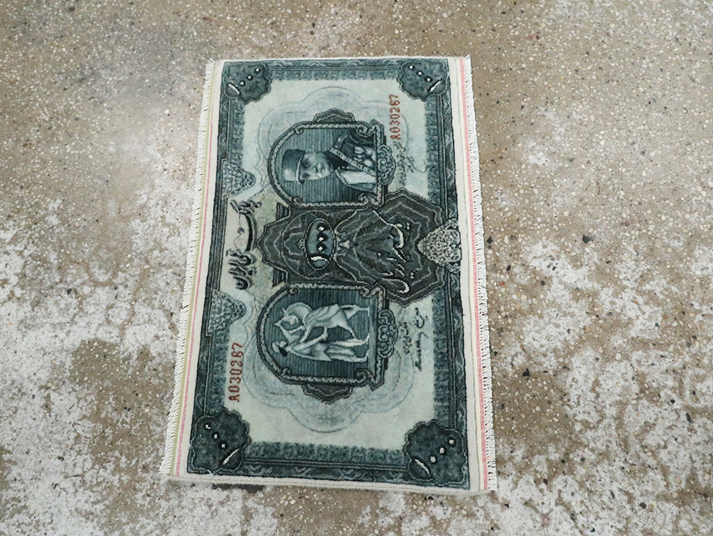 Modern Persian Tabriz Pictorial Rug, No.28143 - Gss