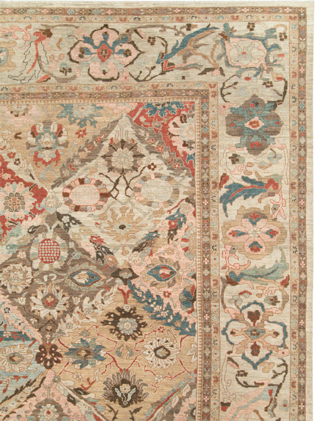 Modern Persian Sultanabad Oversize Carpet, No.28144 - Gss