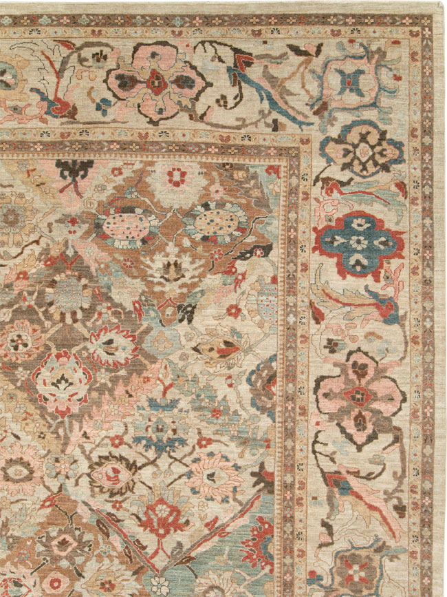 Modern Persian Sultanabad Oversize Carpet, No.28144 - Gss