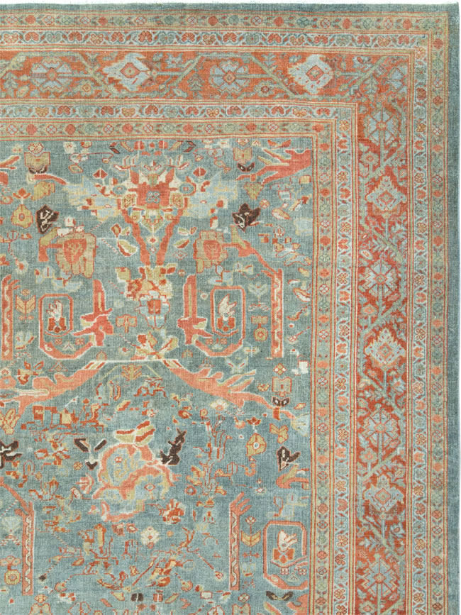 Antique Persian Mahal Oversize Carpet, No.28149 - Gss