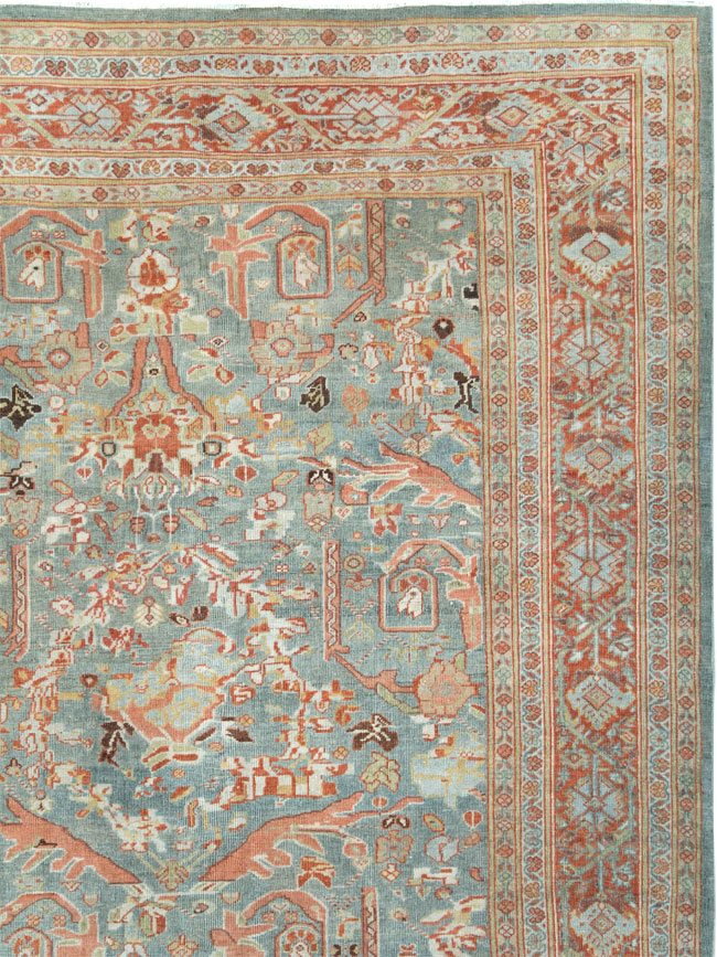 Antique Persian Mahal Oversize Carpet, No.28149 - Gss
