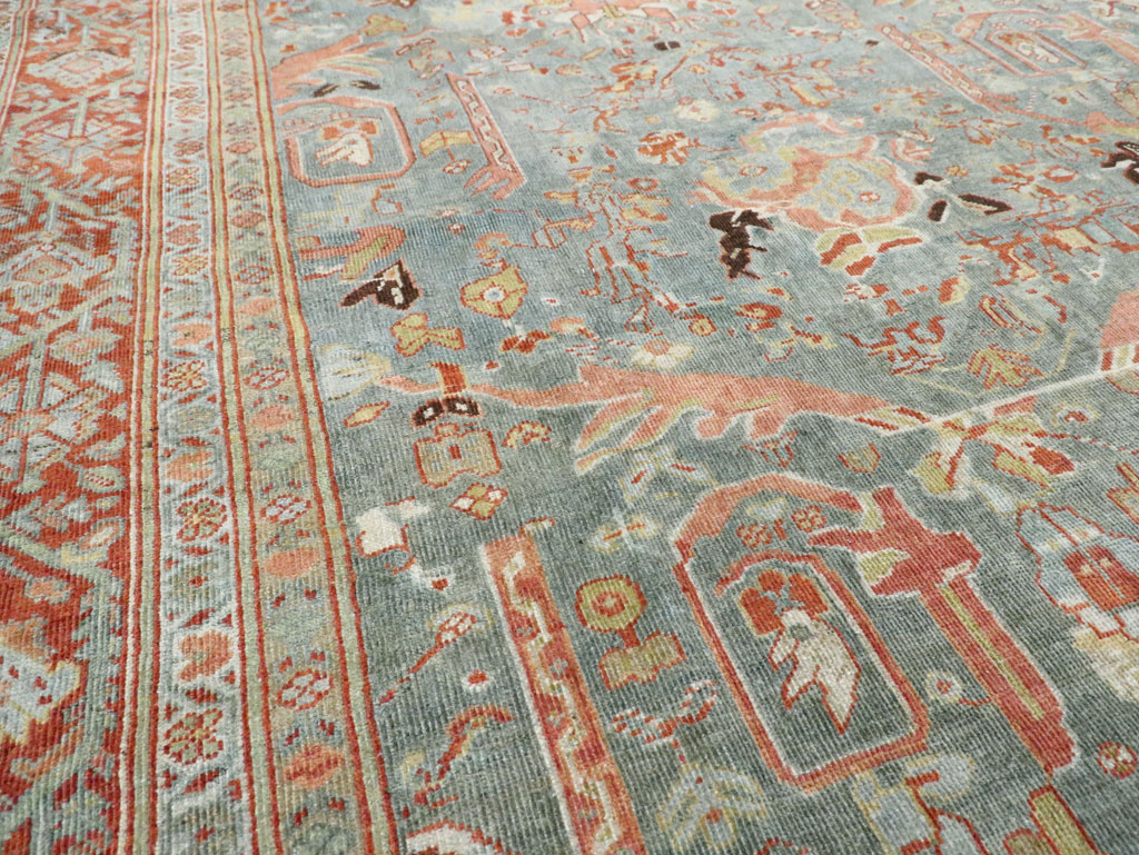 Antique Persian Mahal Oversize Carpet, No.28149 - Gss