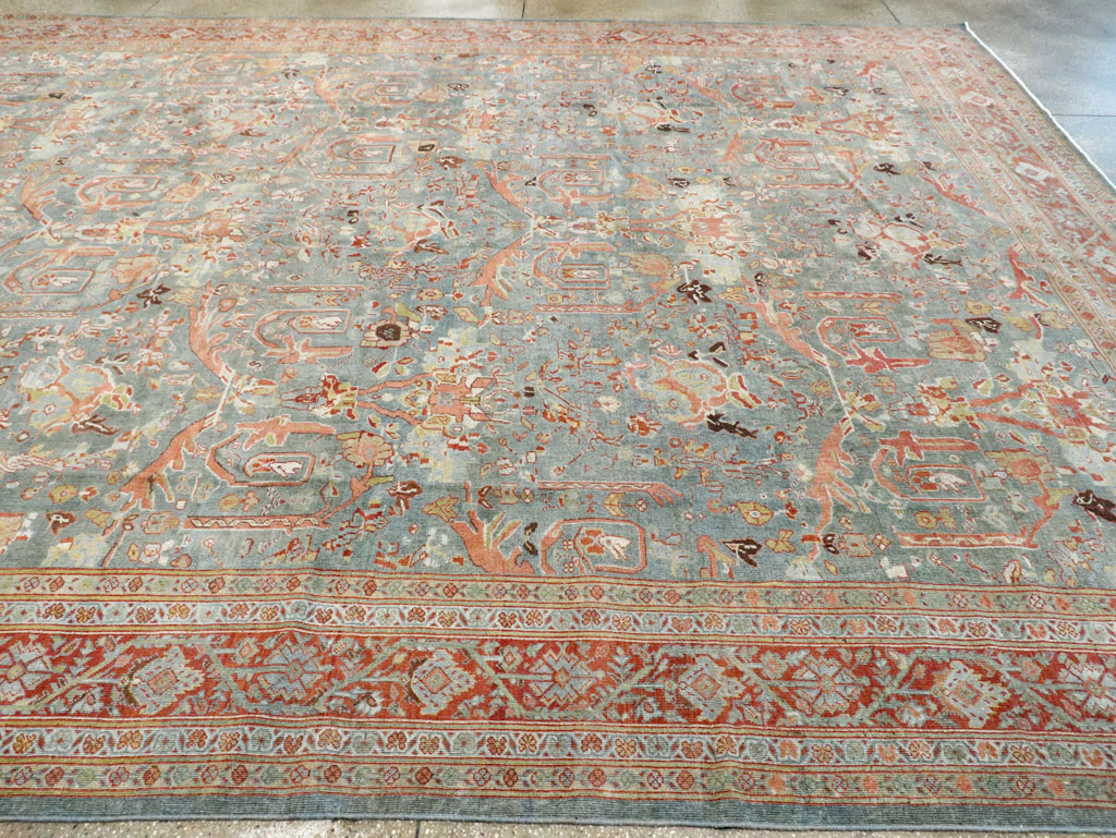 Antique Persian Mahal Oversize Carpet, No.28149 - Gss