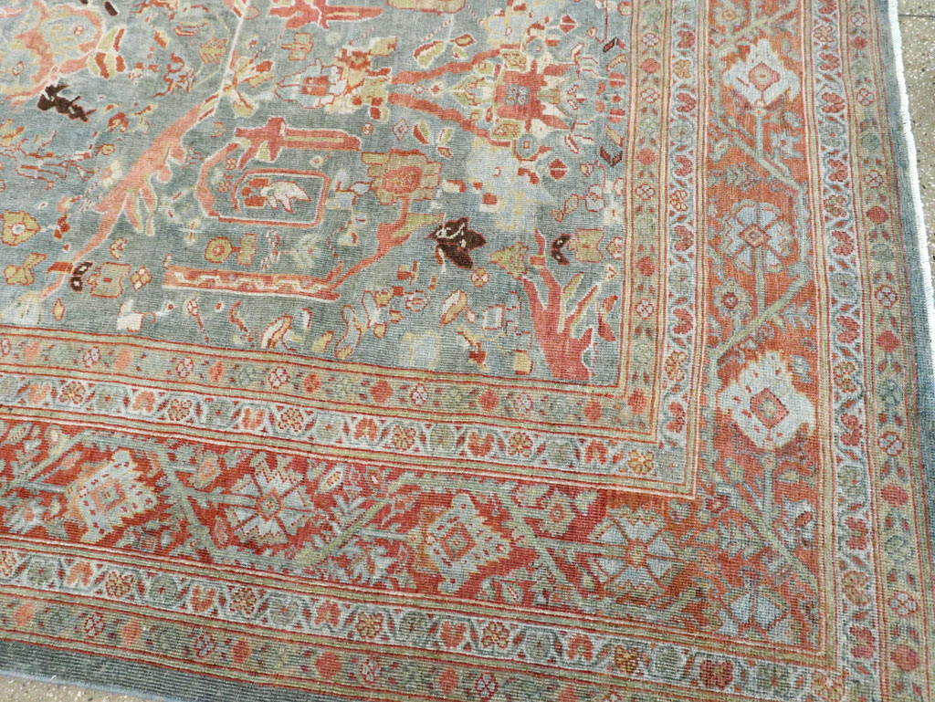 Antique Persian Mahal Oversize Carpet, No.28149 - Gss