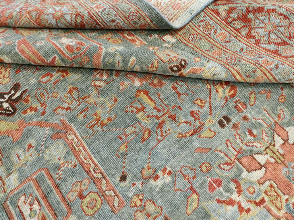 Antique Persian Mahal Oversize Carpet, No.28149 - Gss