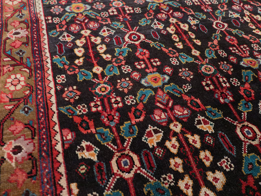 Vintage Persian Hamadan Gallery Rug, No.28155 - Gss