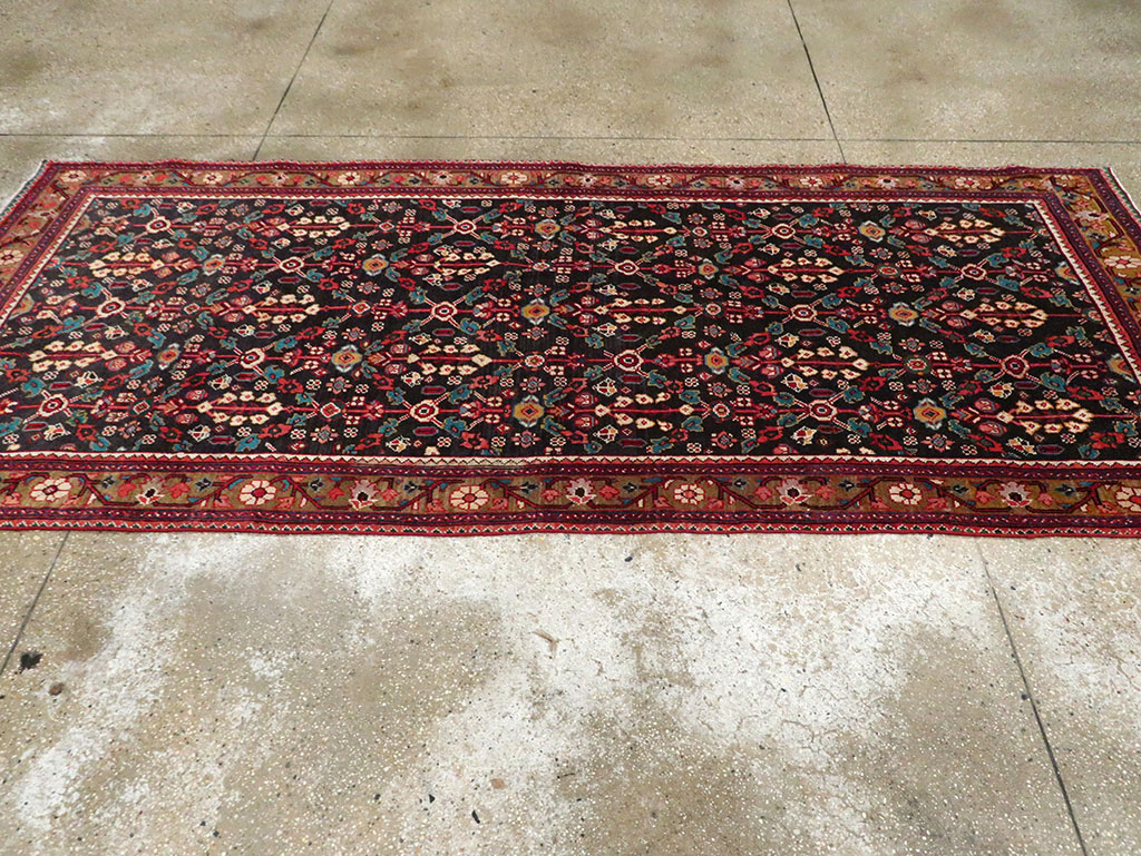Vintage Persian Hamadan Gallery Rug, No.28155 - Gss