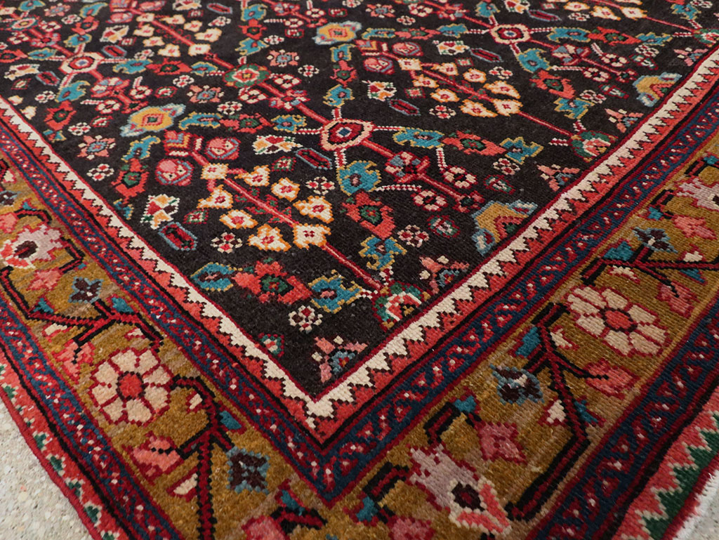 Vintage Persian Hamadan Gallery Rug, No.28155 - Gss