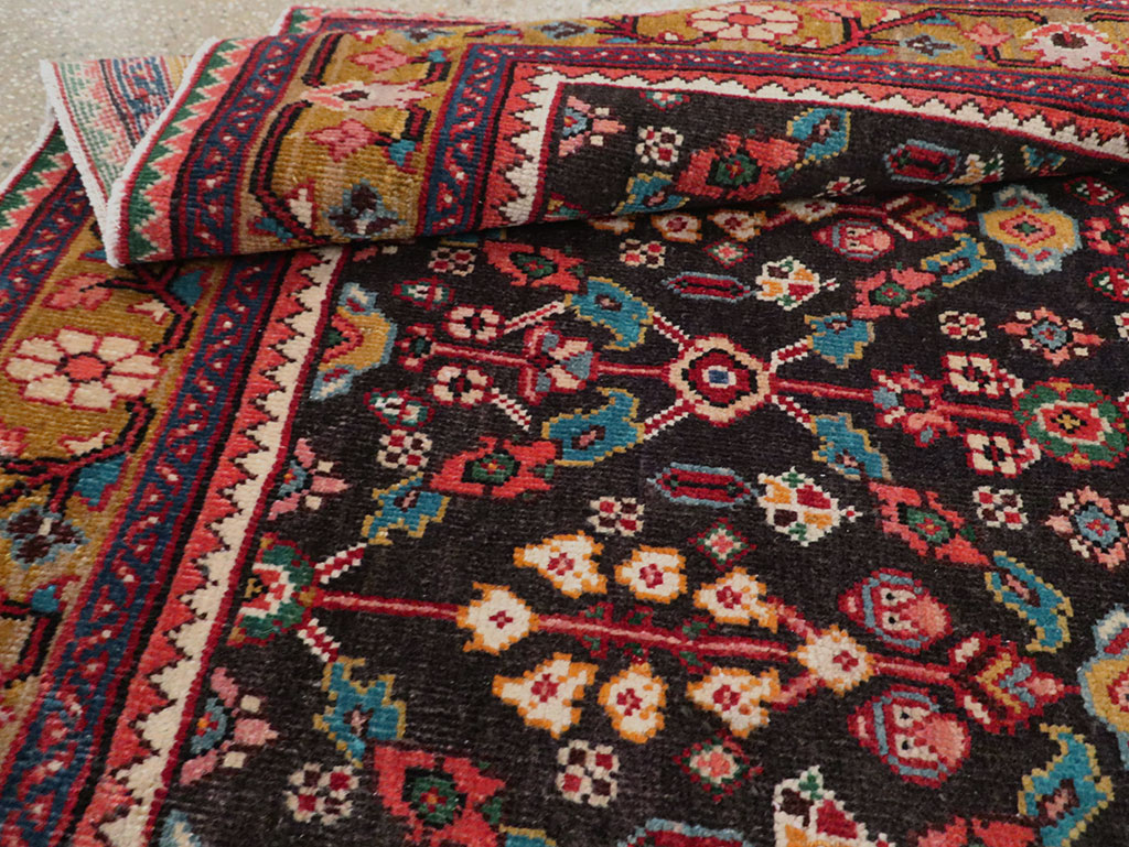Vintage Persian Hamadan Gallery Rug, No.28155 - Gss