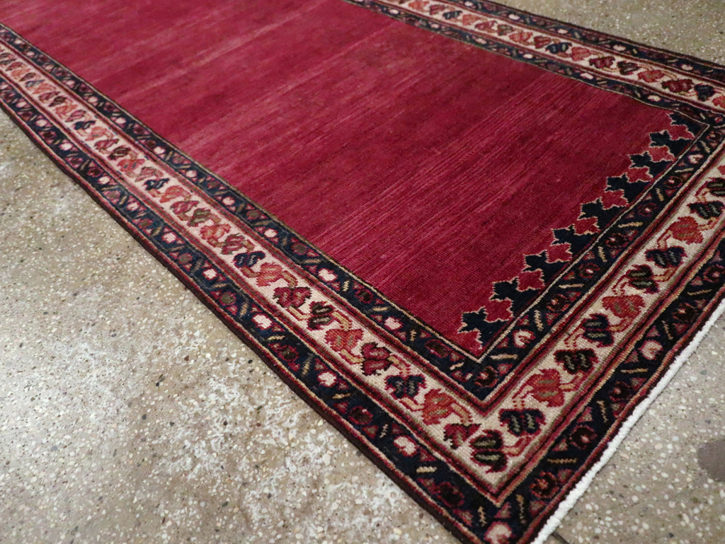 Vintage Persian Mahal Long Runner, No.28162 - Gss