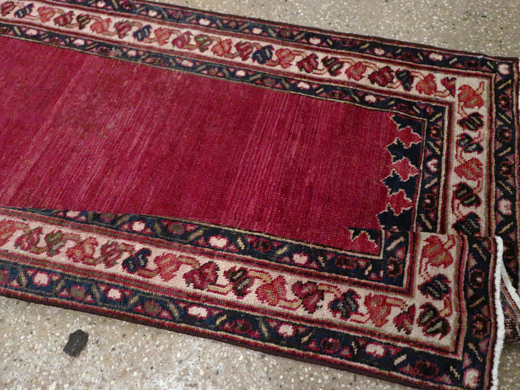 Vintage Persian Mahal Long Runner, No.28162 - Gss
