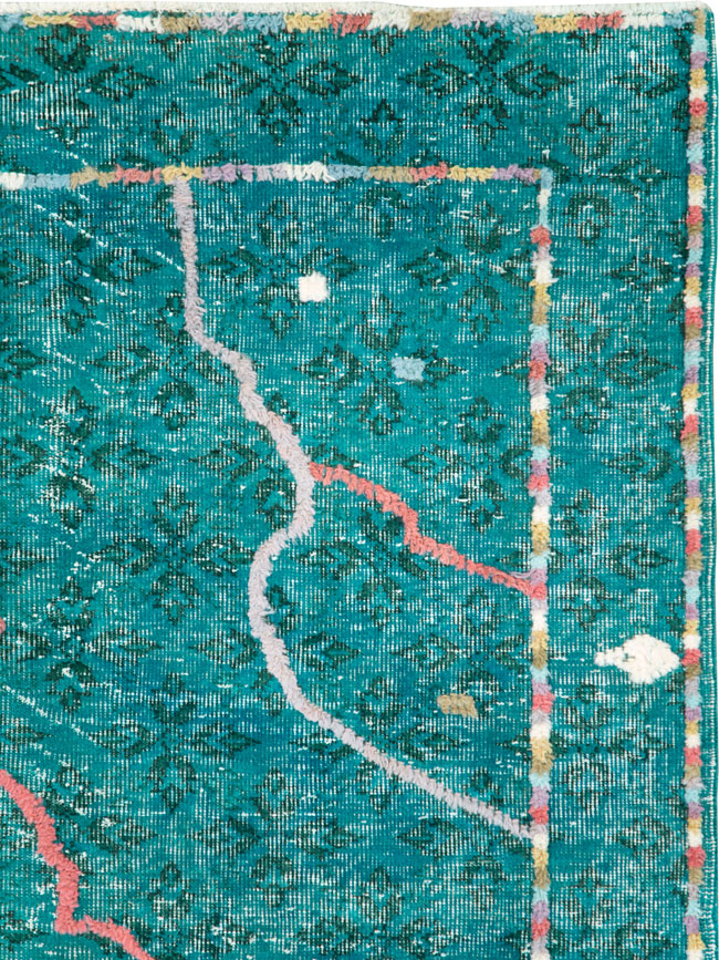 Modern Turkish Folk Rug, No.28169 - Gss