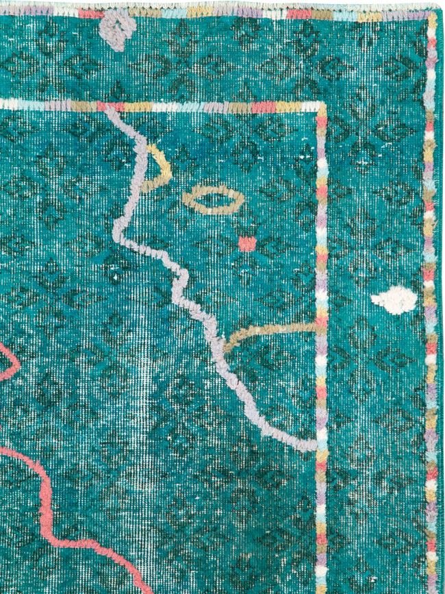 Modern Turkish Folk Rug, No.28169 - Gss