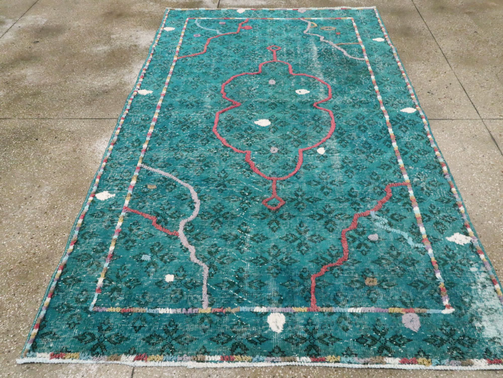 Modern Turkish Folk Rug, No.28169 - Gss