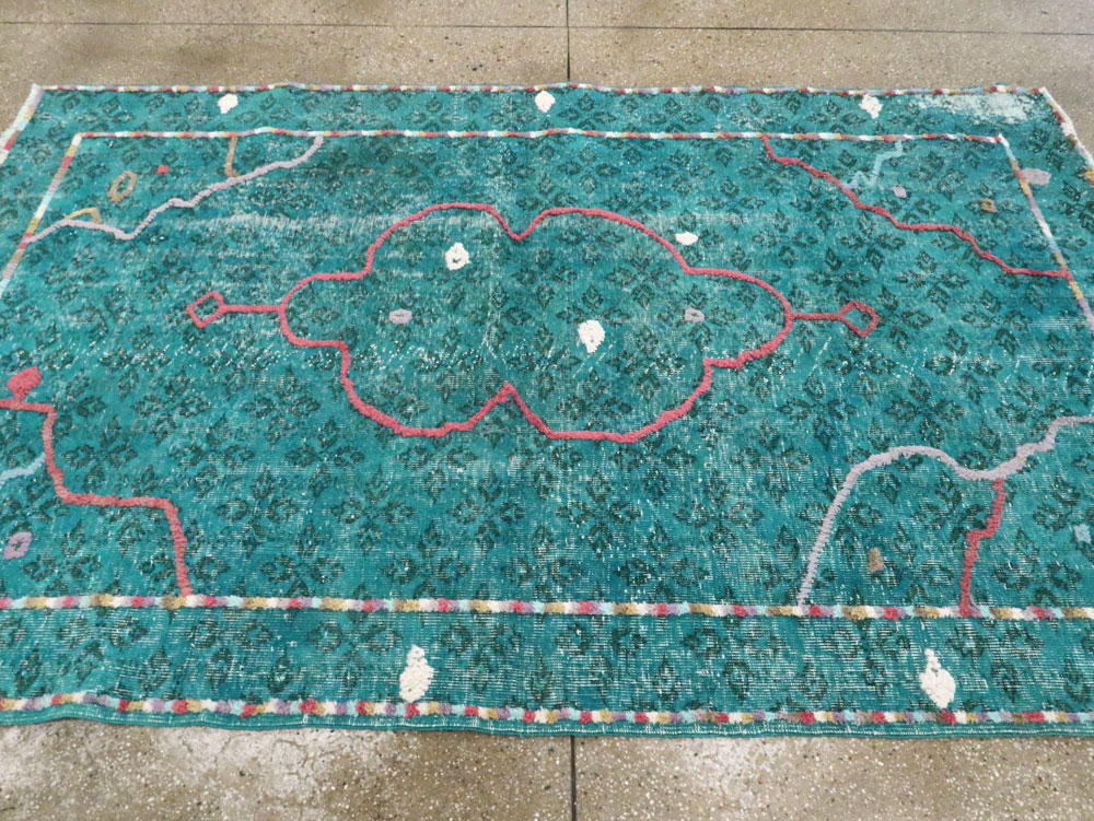 Modern Turkish Folk Rug, No.28169 - Gss