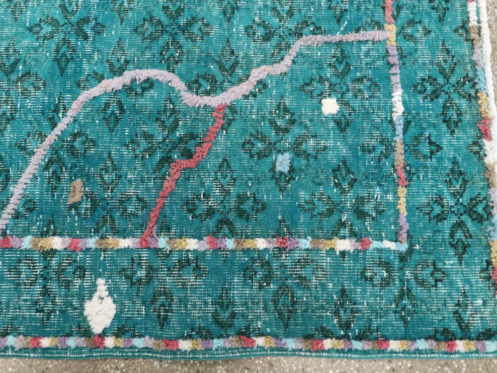 Modern Turkish Folk Rug, No.28169 - Gss
