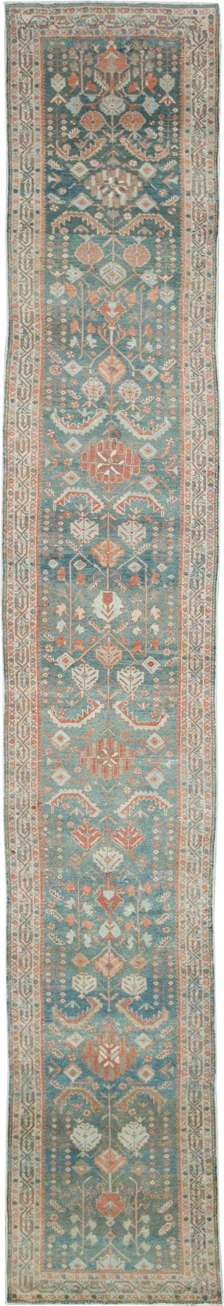 Vintage Persian Malayer Long Runner, No.28171 - Gss