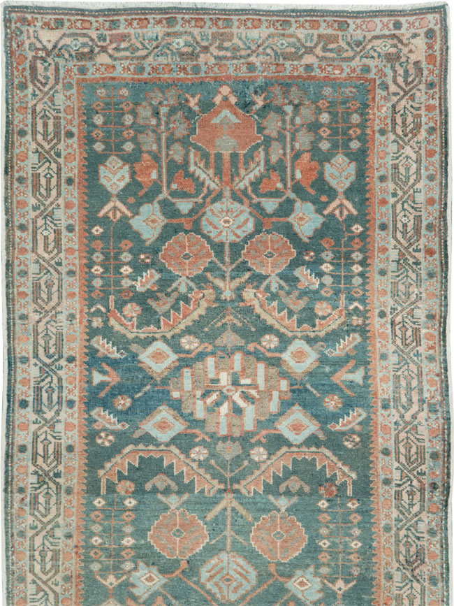Vintage Persian Malayer Long Runner, No.28171 - Gss