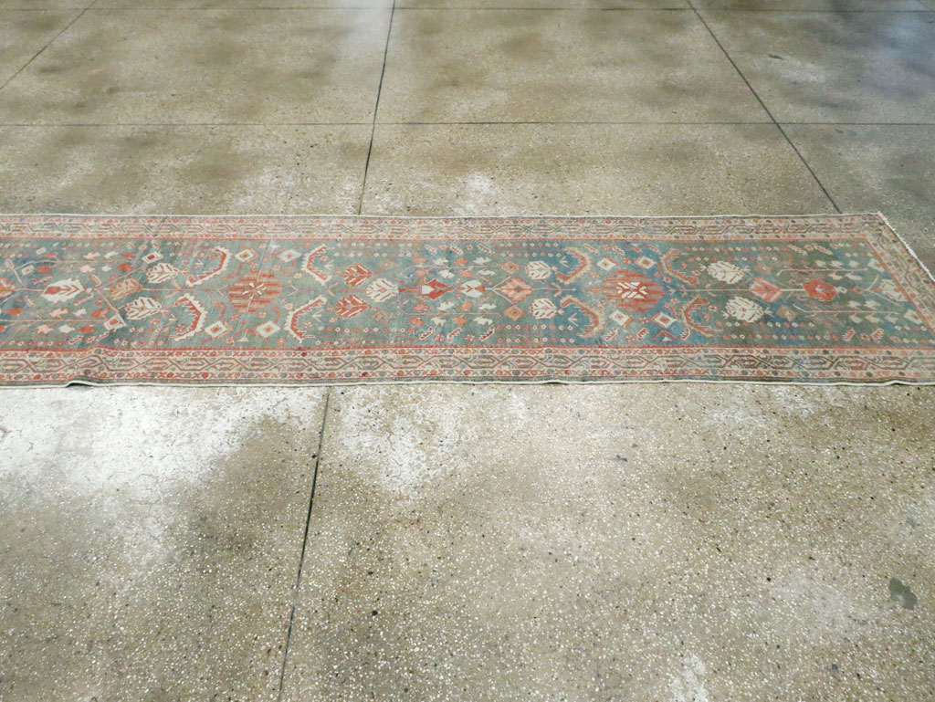 Vintage Persian Malayer Long Runner, No.28171 - Gss
