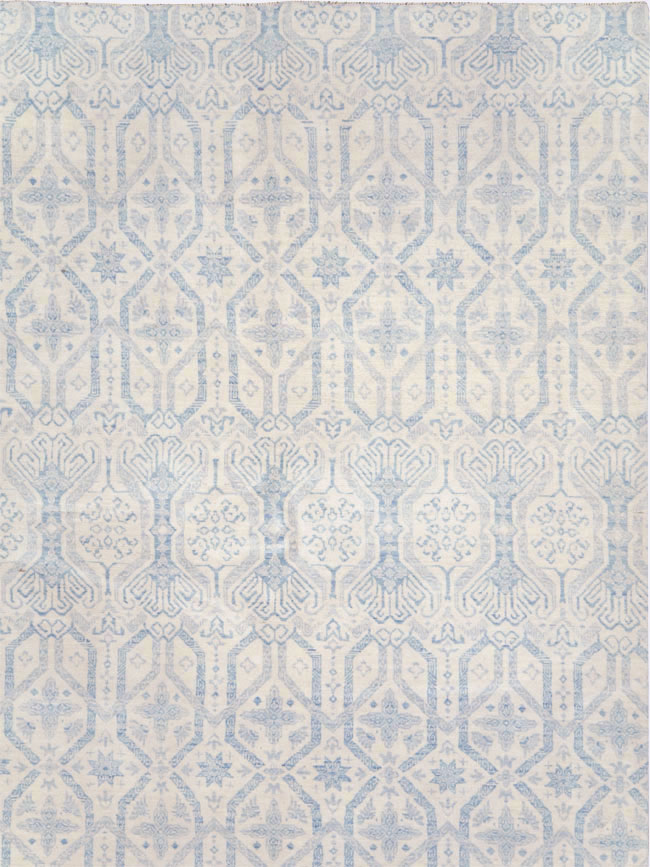 Spanish Cuenca Inspired Contemporary Turkish Room Size Carpet, No.28175 - Gss
