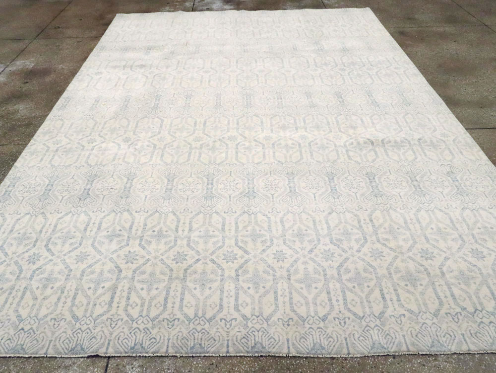 Spanish Cuenca Inspired Contemporary Turkish Room Size Carpet, No.28175 - Gss