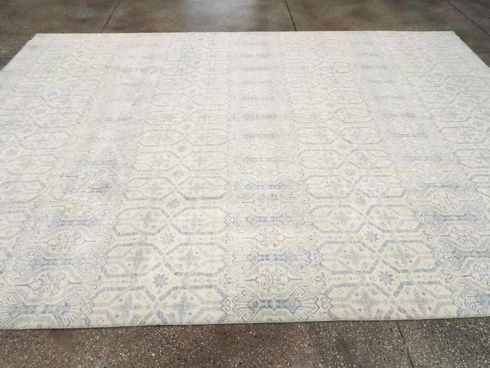 Spanish Cuenca Inspired Contemporary Turkish Room Size Carpet, No.28175 - Gss