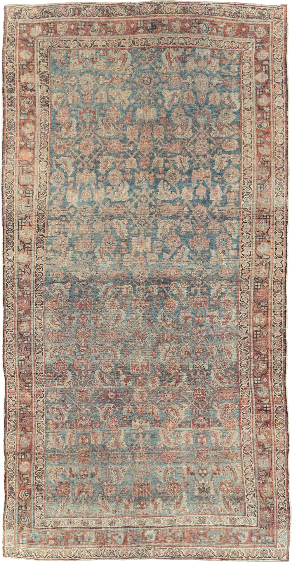 Antique Persian Bidjar Gallery Rug, No.28176 - Gss