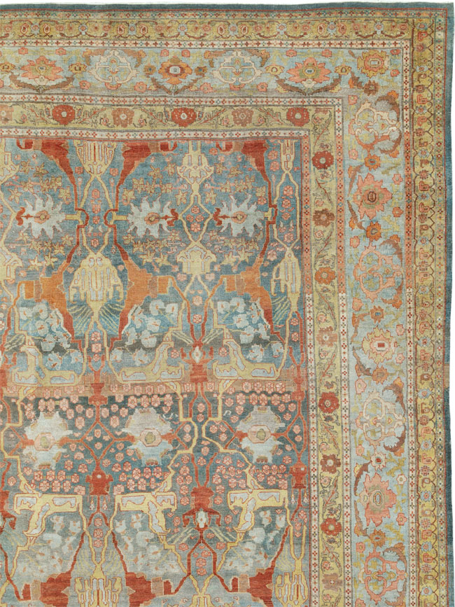 Antique Persian Bidjar Carpet, No.28177 - Gss